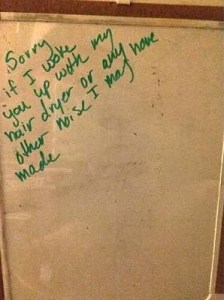 Chloe Note First Week of School