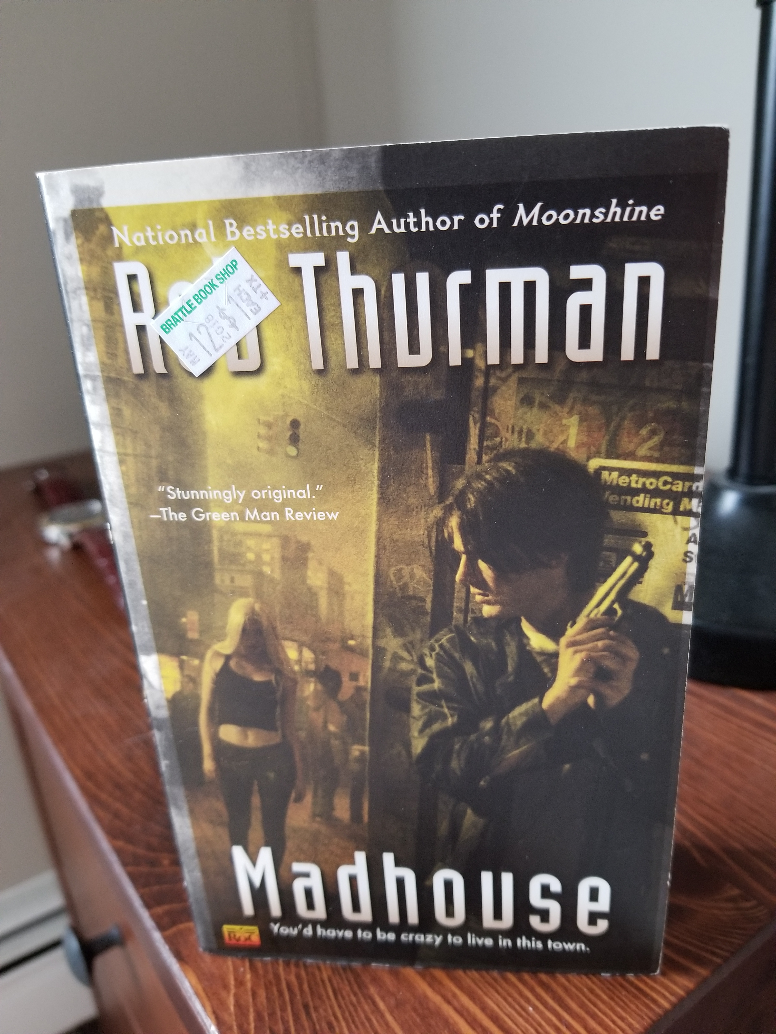[Image shows a book titled "Madhouse by Rob Thurman]