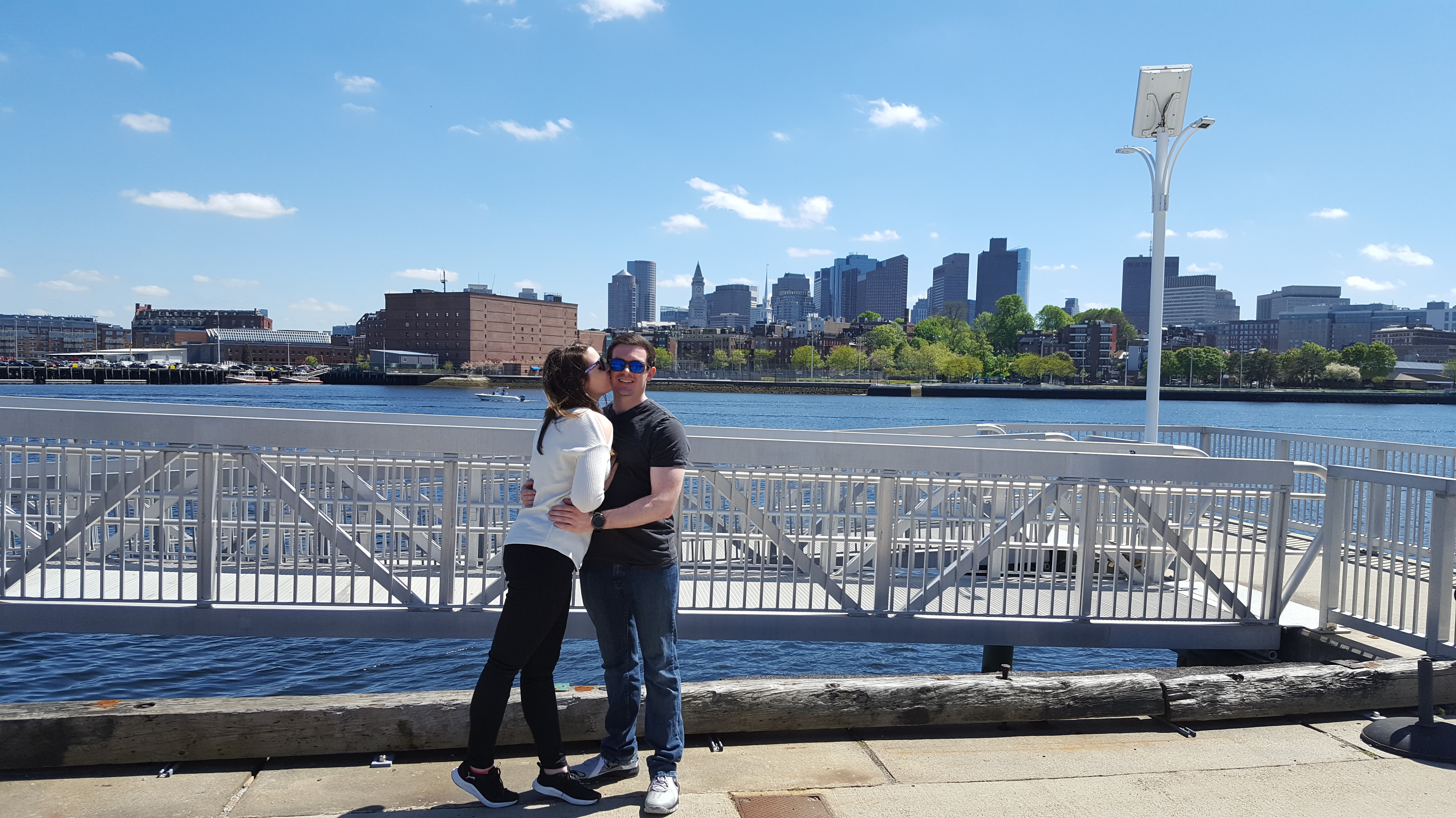 [Image is of me and the boyfriend in front of the skyline]
