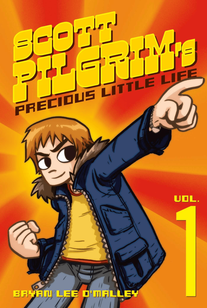 [Image is a comic book cover. It shows an animated young man wearing a puffer jacket and a yellow t-shirt. He's pointing to something off to his right]